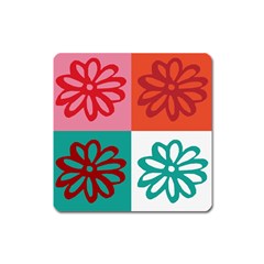 Flower Magnet (square)