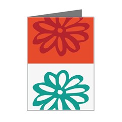 Flower Mini Greeting Card by Siebenhuehner