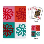 Flower Playing Cards Single Design Back