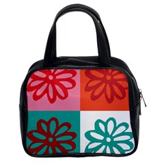 Flower Classic Handbag (two Sides) by Siebenhuehner