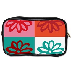 Flower Travel Toiletry Bag (two Sides) by Siebenhuehner