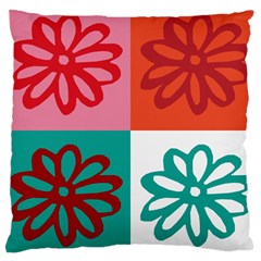 Flower Large Cushion Case (single Sided)  by Siebenhuehner