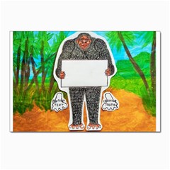 Yowie H,text In Aussie Outback, Postcard 4 x 6  (10 Pack) by creationtruth