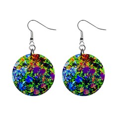 The Neon Garden Mini Button Earrings