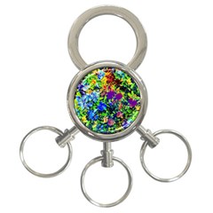 The Neon Garden 3-ring Key Chain by rokinronda