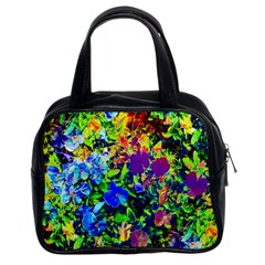 The Neon Garden Classic Handbag (two Sides) by rokinronda