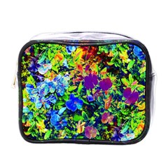 The Neon Garden Mini Travel Toiletry Bag (one Side) by rokinronda