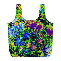 The Neon Garden Reusable Bag (l) by rokinronda