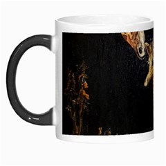 Baby Giraffe And Mom Under The Moon Morph Mug by rokinronda