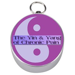 Yin & Yang Of Chronic Pain Silver Compass by FunWithFibro