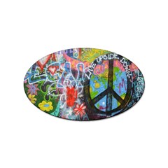 Prague Graffiti Sticker 10 Pack (oval)