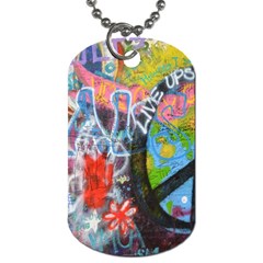 Prague Graffiti Dog Tag (two-sided) 