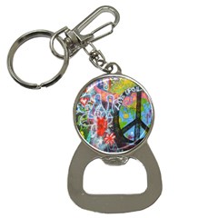 Prague Graffiti Bottle Opener Key Chain