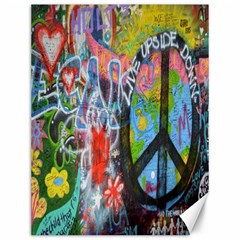 Prague Graffiti Canvas 12  X 16  (unframed)