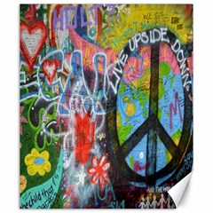 Prague Graffiti Canvas 20  X 24  (unframed) by StuffOrSomething