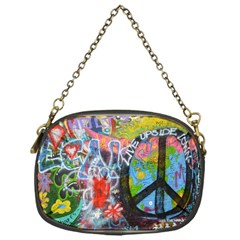 Prague Graffiti Chain Purse (one Side)