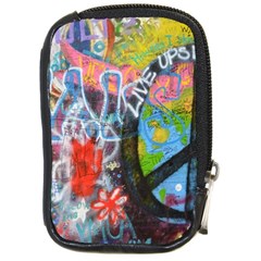 Prague Graffiti Compact Camera Leather Case