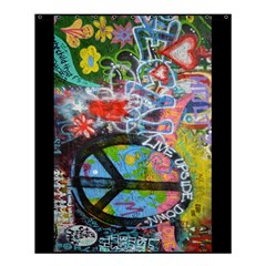 Prague Graffiti Shower Curtain 60  X 72  (medium)