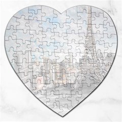 Eiffel Tower Paris Jigsaw Puzzle (heart)