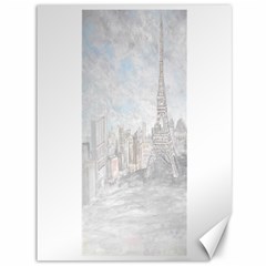 Eiffel Tower Paris Canvas 36  X 48  (unframed)