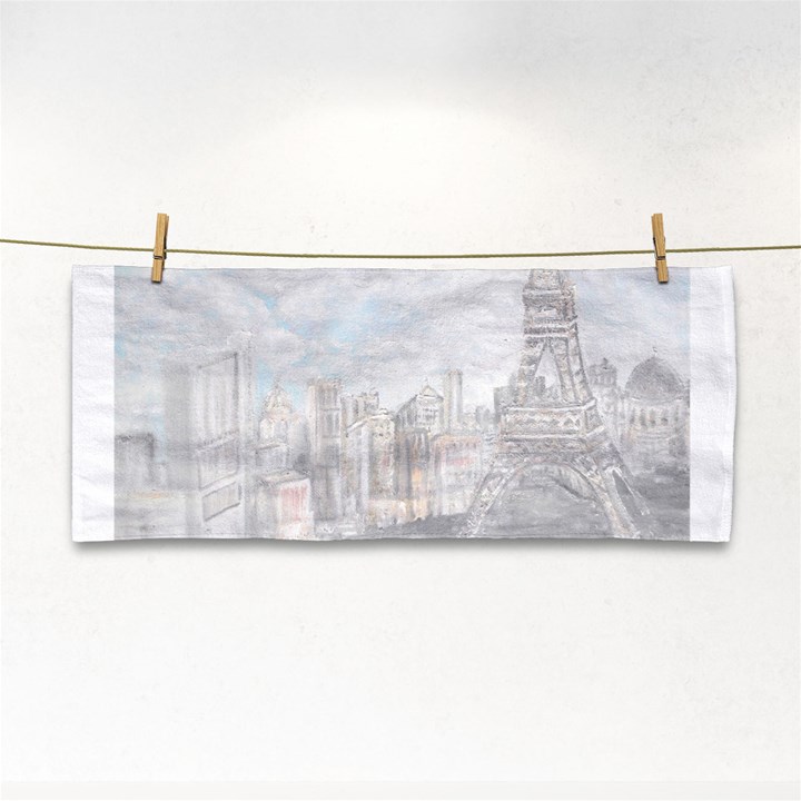 Eiffel Tower Paris Hand Towel