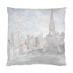 Eiffel Tower Paris Cushion Case (single Sided)  by rokinronda