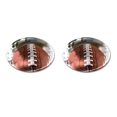 Football Cufflinks (oval) by uniquedesignsbycassie