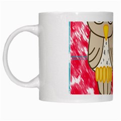 Two Owls White Coffee Mug