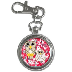 Two Owls Key Chain Watch by uniquedesignsbycassie