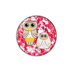 Two Owls Golf Ball Marker (for Hat Clip) by uniquedesignsbycassie