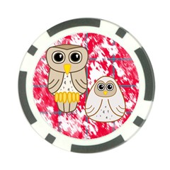 Two Owls Poker Chip