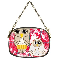 Two Owls Chain Purse (one Side) by uniquedesignsbycassie