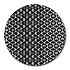 Groovy Circles 8  Mouse Pad (round) by StuffOrSomething