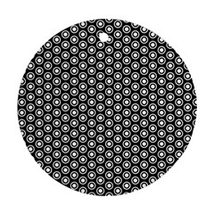 Groovy Circles Round Ornament by StuffOrSomething