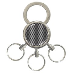 Groovy Circles 3-ring Key Chain by StuffOrSomething