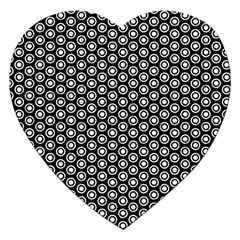 Groovy Circles Jigsaw Puzzle (heart)