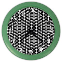 Groovy Circles Wall Clock (color)