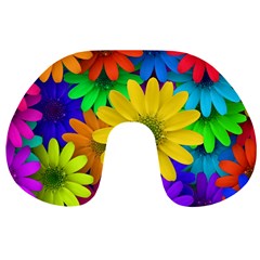 Gerbera Daisies Travel Neck Pillow