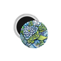 Peaceful Flower Garden 1 75  Button Magnet by Zandiepants