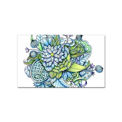 Peaceful Flower Garden Sticker 10 Pack (rectangle) by Zandiepants