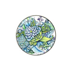 Peaceful Flower Garden Golf Ball Marker (for Hat Clip) by Zandiepants