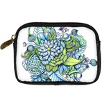 Peaceful Flower Garden Digital Camera Leather Case Front