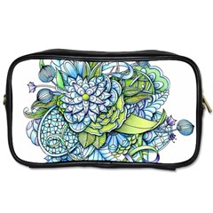 Peaceful Flower Garden Travel Toiletry Bag (one Side) by Zandiepants