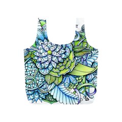 Peaceful Flower Garden Reusable Bag (s) by Zandiepants