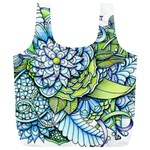 Peaceful Flower Garden Reusable Bag (XL) Back