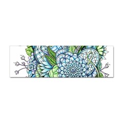 Peaceful Flower Garden 2 Bumper Sticker by Zandiepants