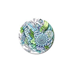 Peaceful Flower Garden 2 Golf Ball Marker by Zandiepants