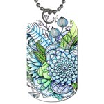 Peaceful Flower Garden 2 Dog Tag (Two-sided)  Back