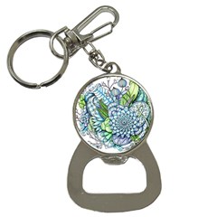 Peaceful Flower Garden 2 Bottle Opener Key Chain by Zandiepants