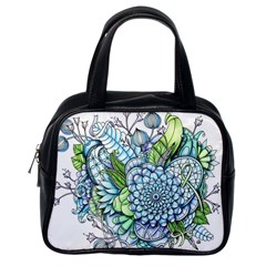 Peaceful Flower Garden 2 Classic Handbag (one Side) by Zandiepants